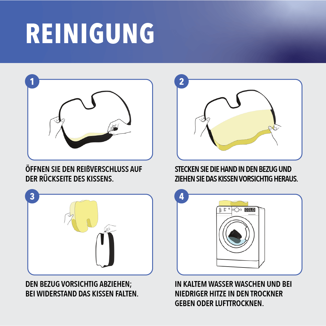 IEA Medical orthopädisches Sitzkissen - hart - Karton (16 x einzeln)