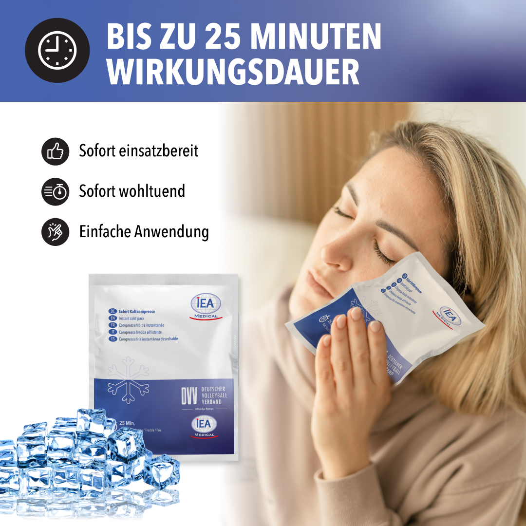 IEA Medical Sofort Kaltkompresse - Karton (18 x 5er Karton)