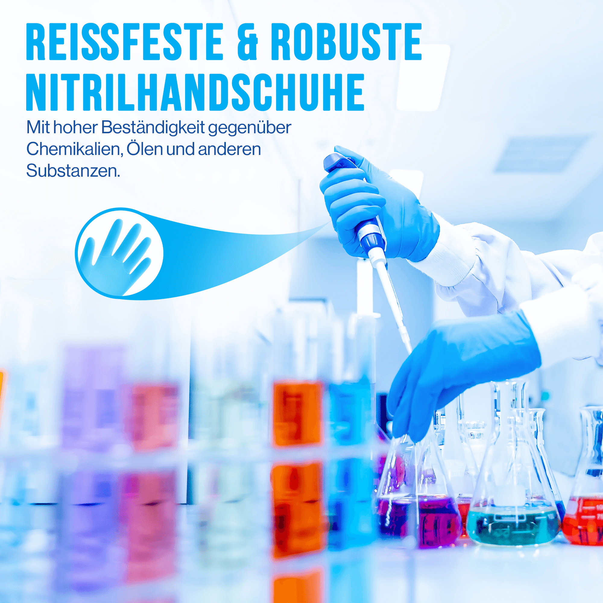 IEA Medical nitrile gloves - blue
