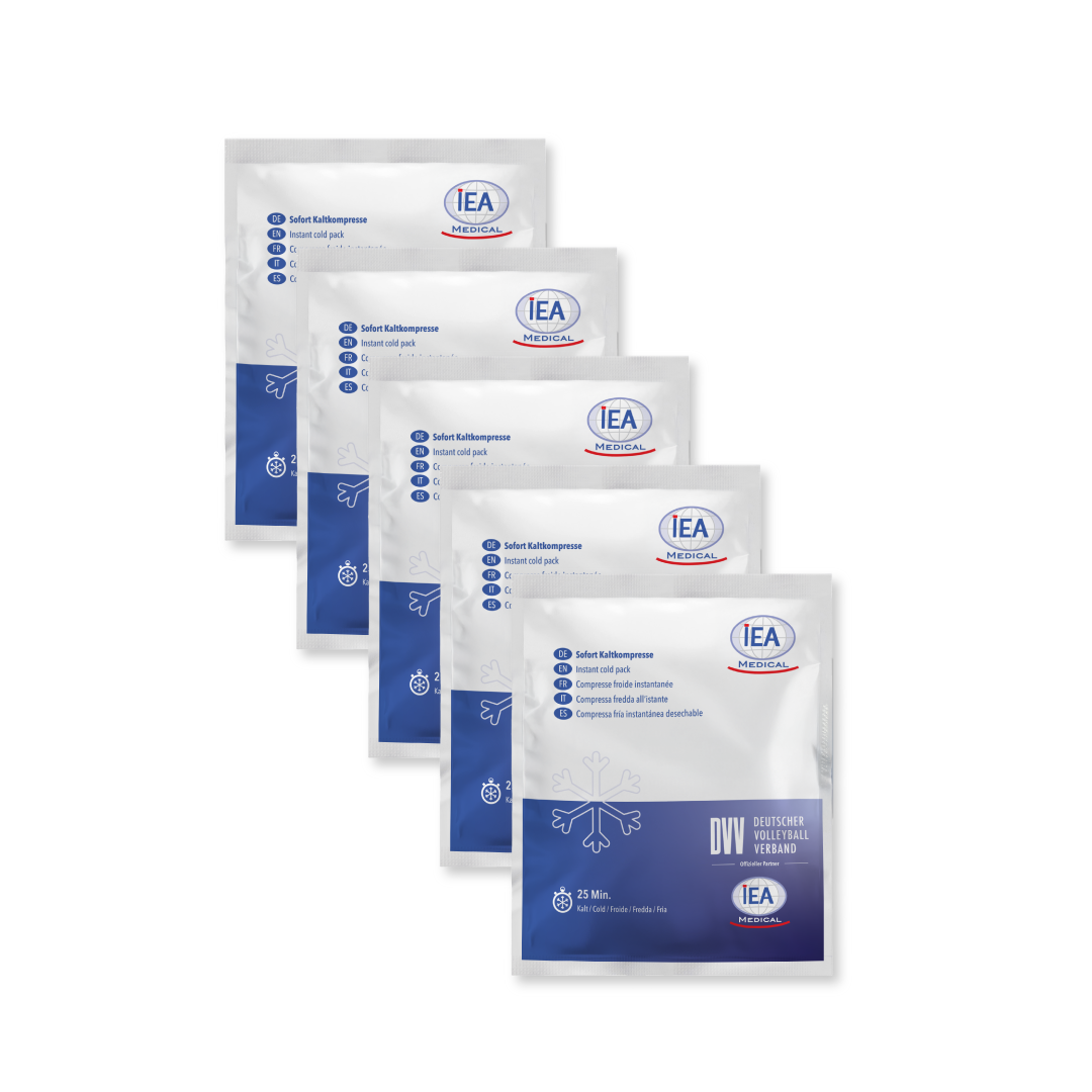 IEA Medical Sofort Kaltkompresse - Karton (18 x 5er Karton) IEA Medical Sofort Kaltkompresse - Karton (18 x 5er Karton)
