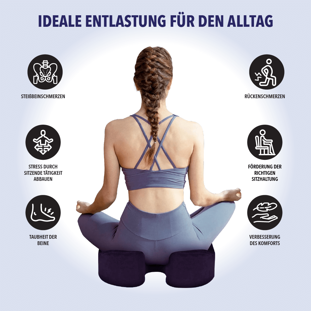 IEA Medical orthopädisches Sitzkissen - hart - Karton (16 x einzeln)