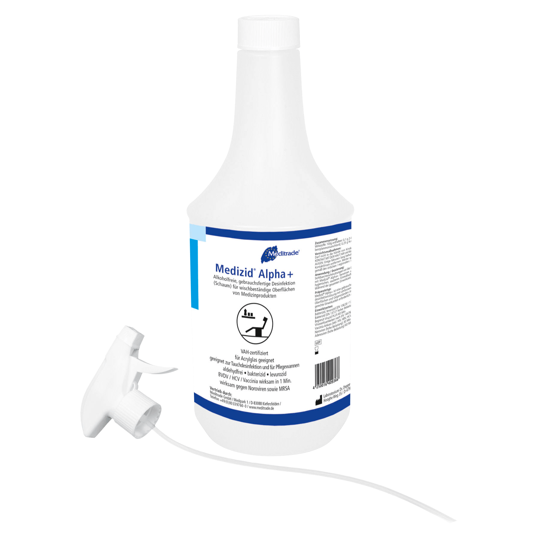 Meditrade Flächendesinfektion Medizid Alpha+ - Karton (12 x 1 Liter)