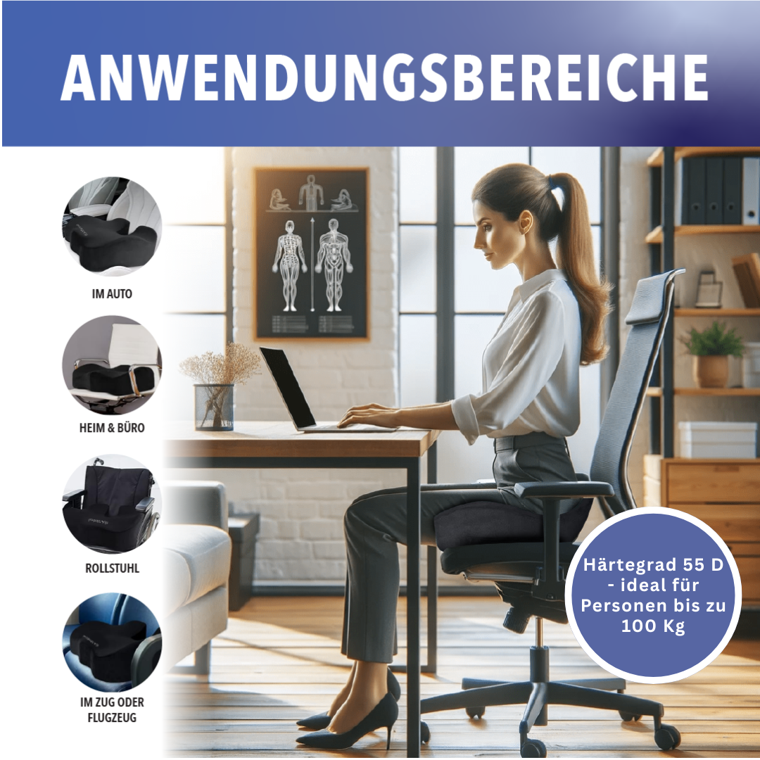 IEA Medical orthopädisches Sitzkissen - mittel - Karton (16 x einzeln)