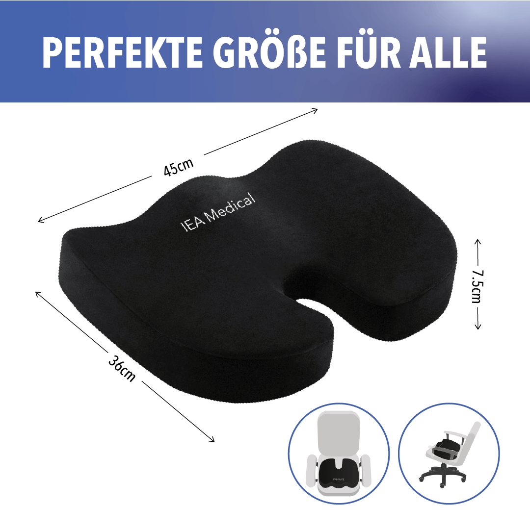 IEA Medical orthopädisches Sitzkissen - hart - Karton (16 x einzeln)