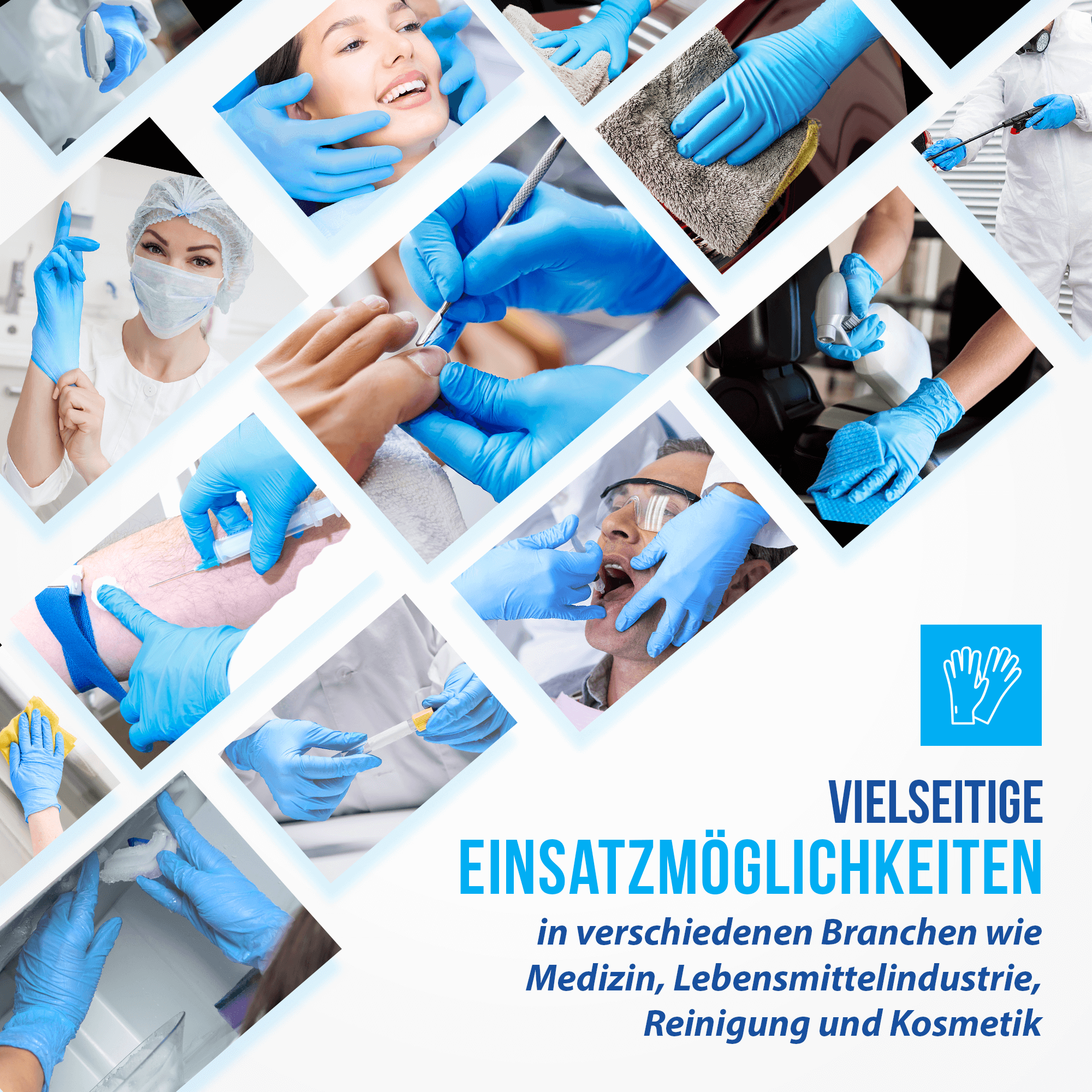 IEA Medical nitrile gloves - blue