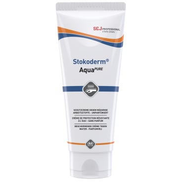 100ml Tube Stokoderm Aqua PURE Hautschutzcreme - 12er Box