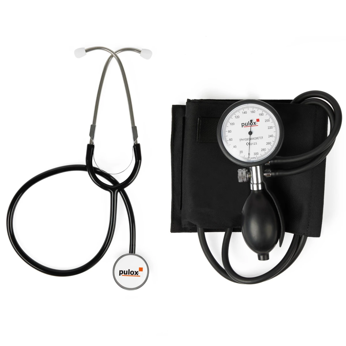 Blutdruckmessgerät und Stethoskop - Set - 5er Box